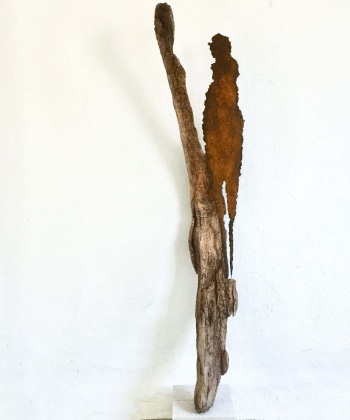 Figuren 2,  Holz, Flachs