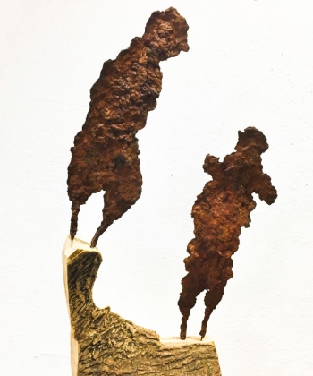 Figuren 3,  Holz, Flachs