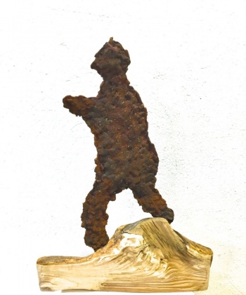 Figuren 4,  Holz, Flachs