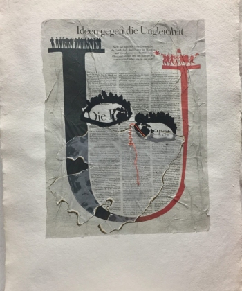 Kopfgeschichten 03, Papier,  Tusche, 75cm x 56cm