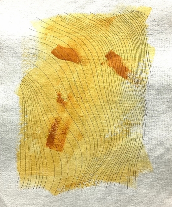 Kopfgeschichten 04, Papier,  Tusche, 56cm x 36cm