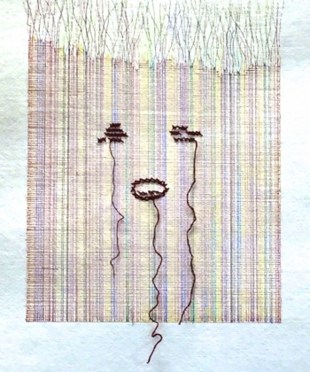 Kopfgeschichten 09, Papier, 56cm x 36cm