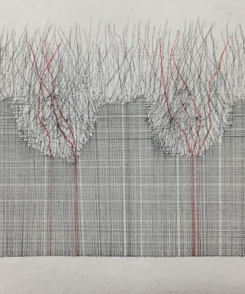 Kopfgeschichten 11, Papier, 56cm x 36cm