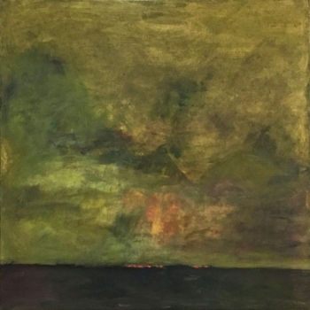 Landschaft 07, Leinwand, Acryl, 80cm x80cm