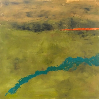 Landschaft 06 Leinwand, Acryl, 80cm x80cm