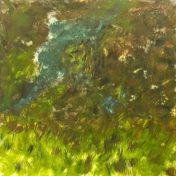Landschaft 05 Leinwand, Acryl, 70cm x70cm