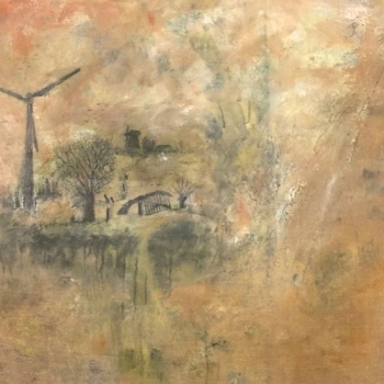 Landschaft 08 Leinwand, Acryl, 60cm x80cm