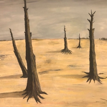 Landschaft 10 Leinwand, Acryl, 80cm x120cm