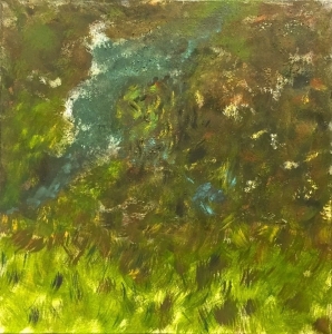 Landschaft 05 Leinwand, Acryl, 70cm x70cm
