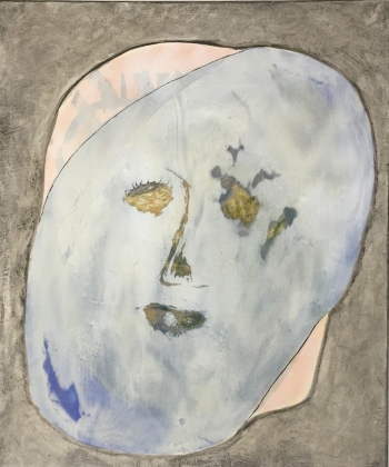 Kopf 04, Leinwand, Acryl, 60cm x 50cm