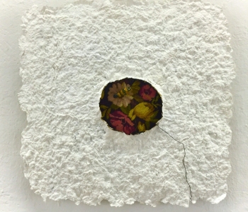 Neue Sichtweisen 2, Gobelin, Flachs, 30cm x 30cm