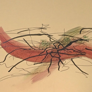 Wege 02, Papier, Mischtecknik, 30cm x 40cm